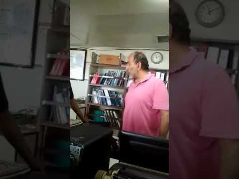 Bridge. Fight of Master and Chief Engineer