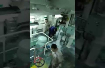Sea chest accident in Engine Room – dangerous flooding